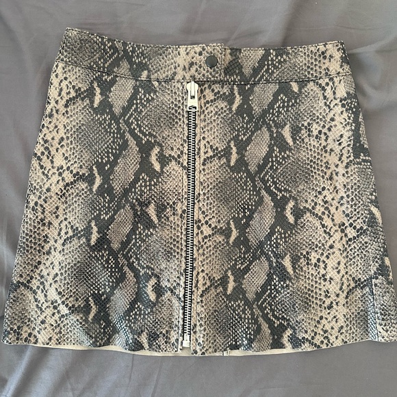 All Saints Lena Oba snakeskin skirt - Picture 10 of 15